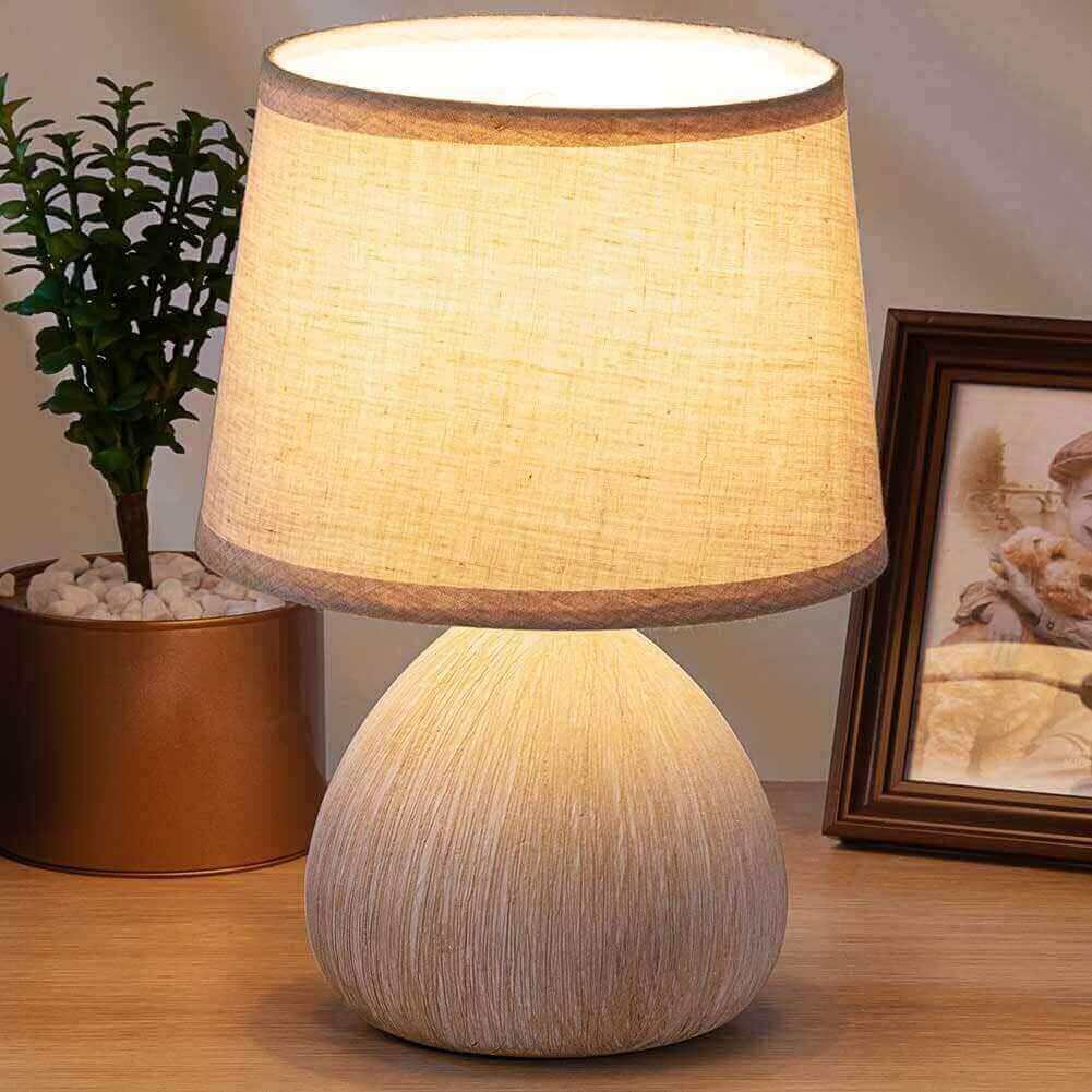 Lampada da tavolo in stile wabi sabi