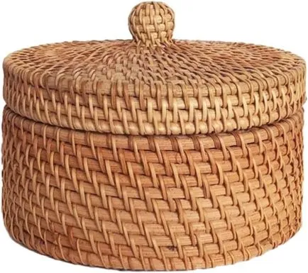 Mobili in rattan per interni, rattan naturale, mobili in vimini, vasi in vimini, organizer in vimini