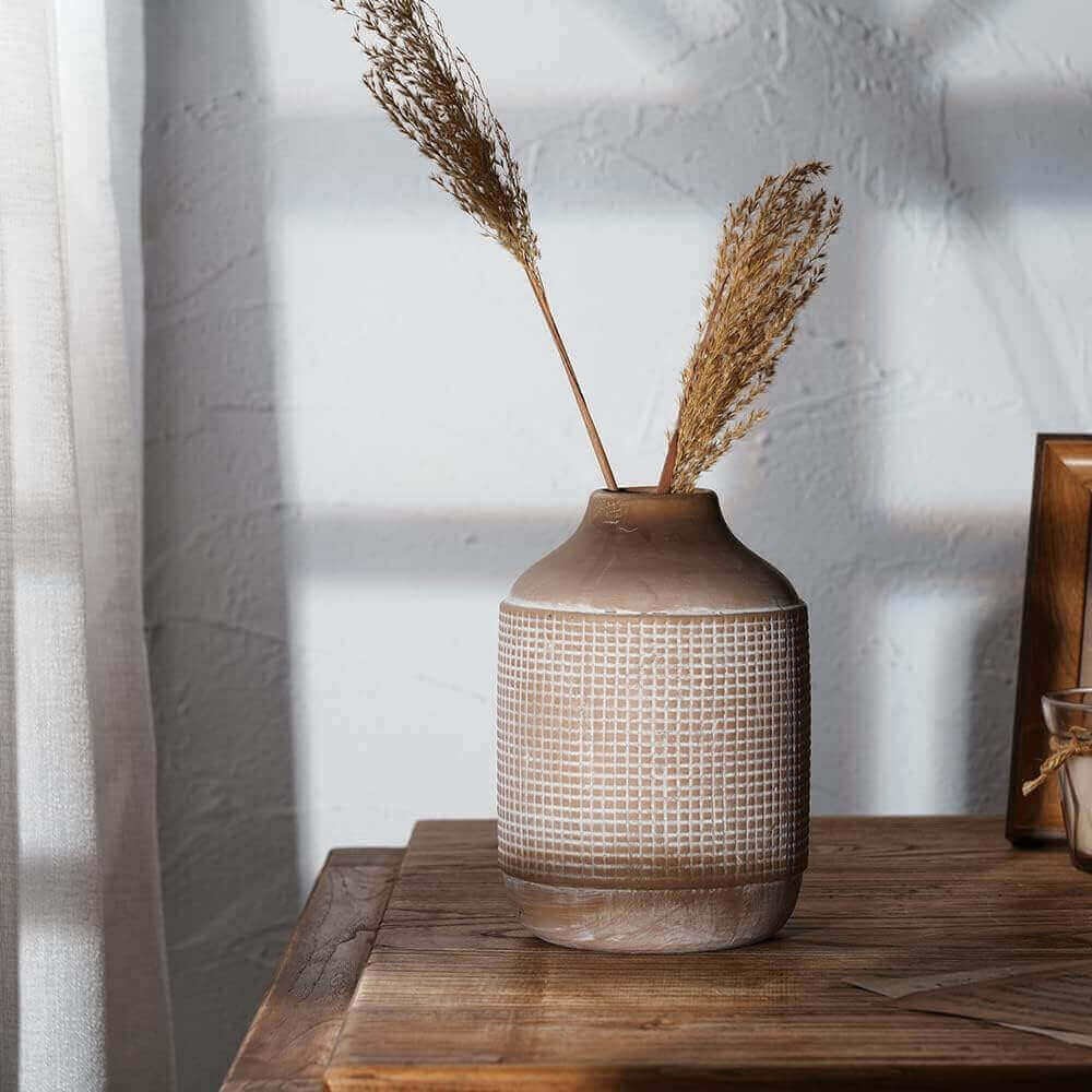 Vaso rustico per arredamento wabi sabi