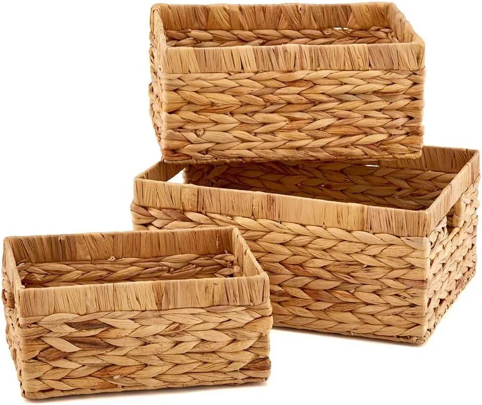 Mobili in rattan per interni, rattan naturale, mobili in vimini, vasi in vimini, organizer in vimini