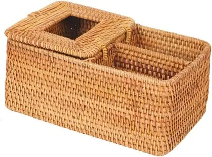 Mobili in rattan per interni, rattan naturale, mobili in vimini, vasi in vimini, organizer in vimini