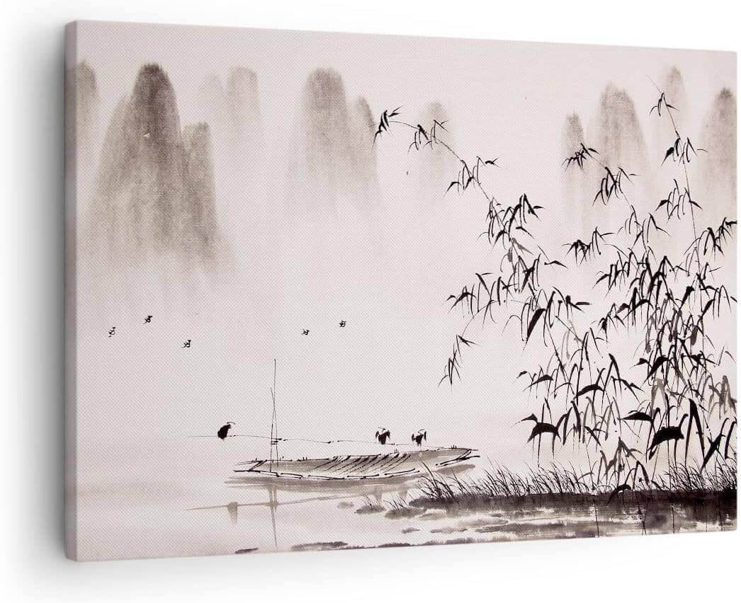 quadro su tela per arredamento in stile giapponese