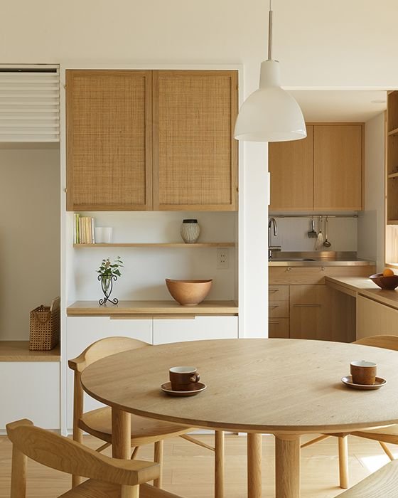 arredamento in stile giapponese , soggiorno minimalista