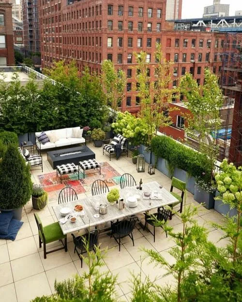 come arredare un terrazzo da sogno- dividere le aree