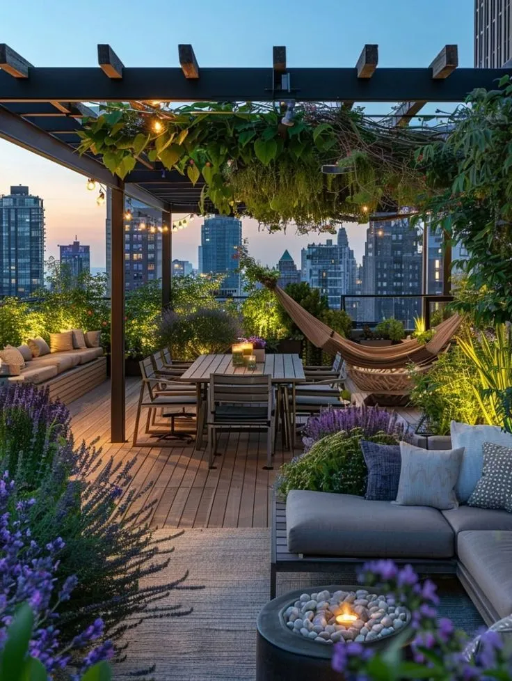 luci per arredare un terrazzo da sogno