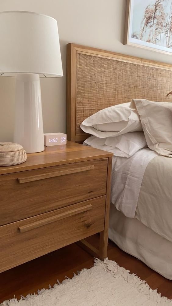 camera da letto in stile naturale