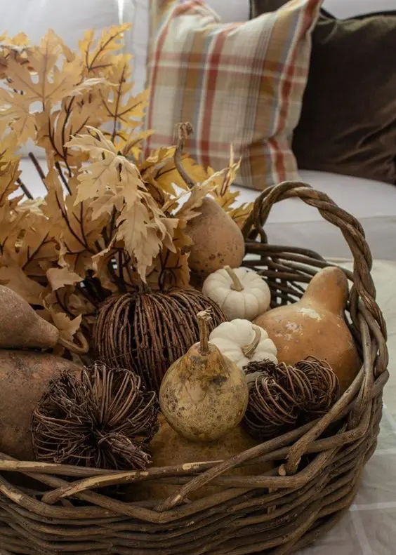 Composizioni autunnali, composizioni autunnali per la casa, composizioni autunnali con le zucche