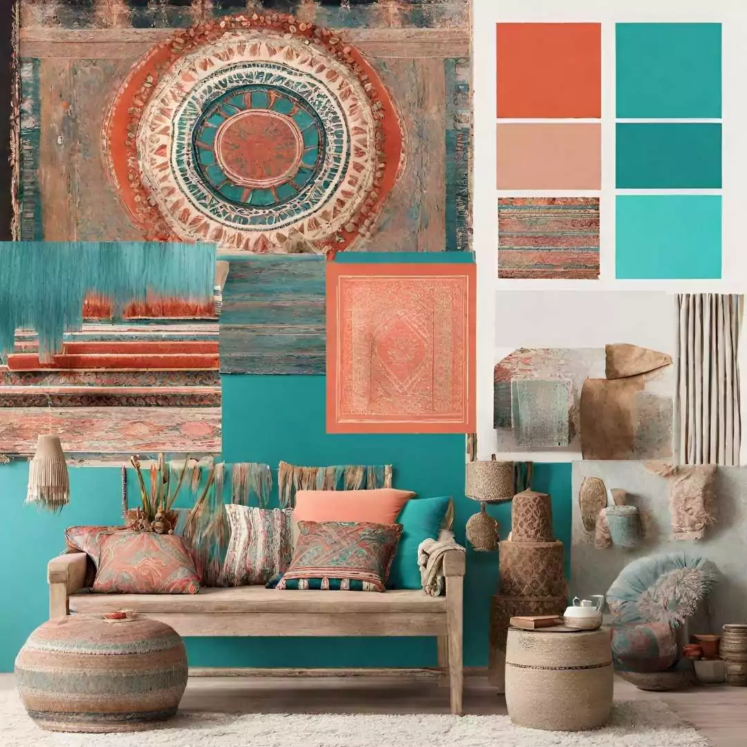 arredare casa stile boho chic