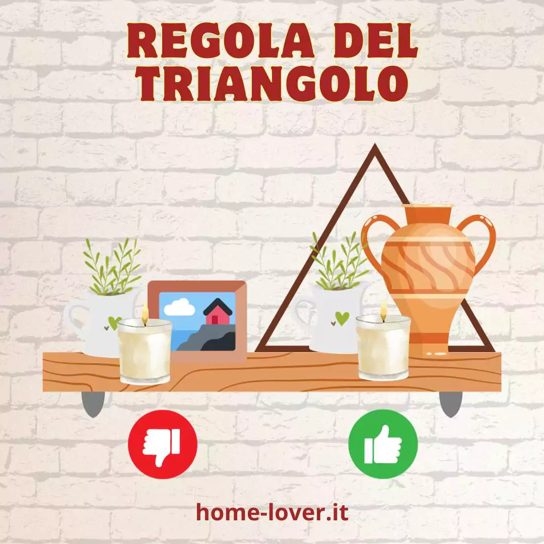 Come disporre gli oggetti sulle mensole