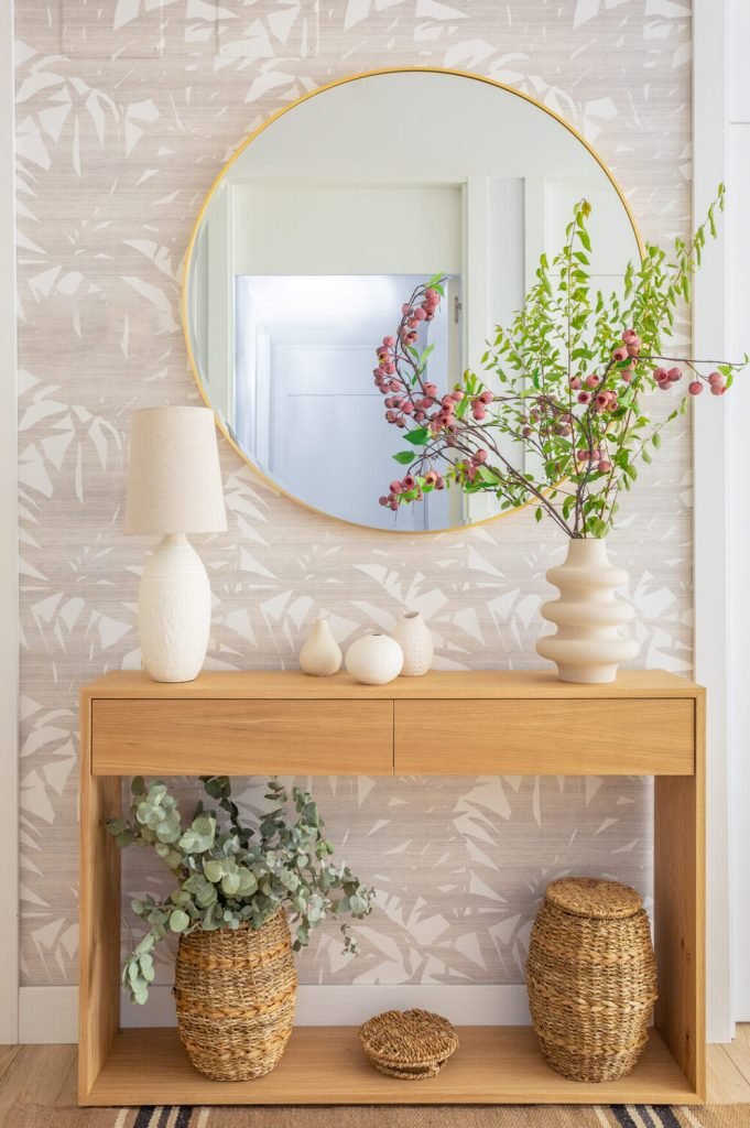 come arredare l'ingresso di casa in stile naturale