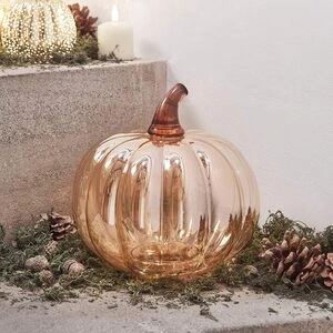 zucca decorativa in vetro